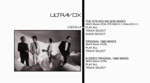 Ultravox Vienna DVD Menu