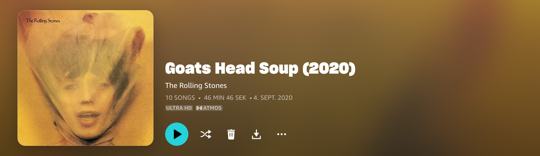 Rolling Stones - Gotas Head Soup Dolby Atmos