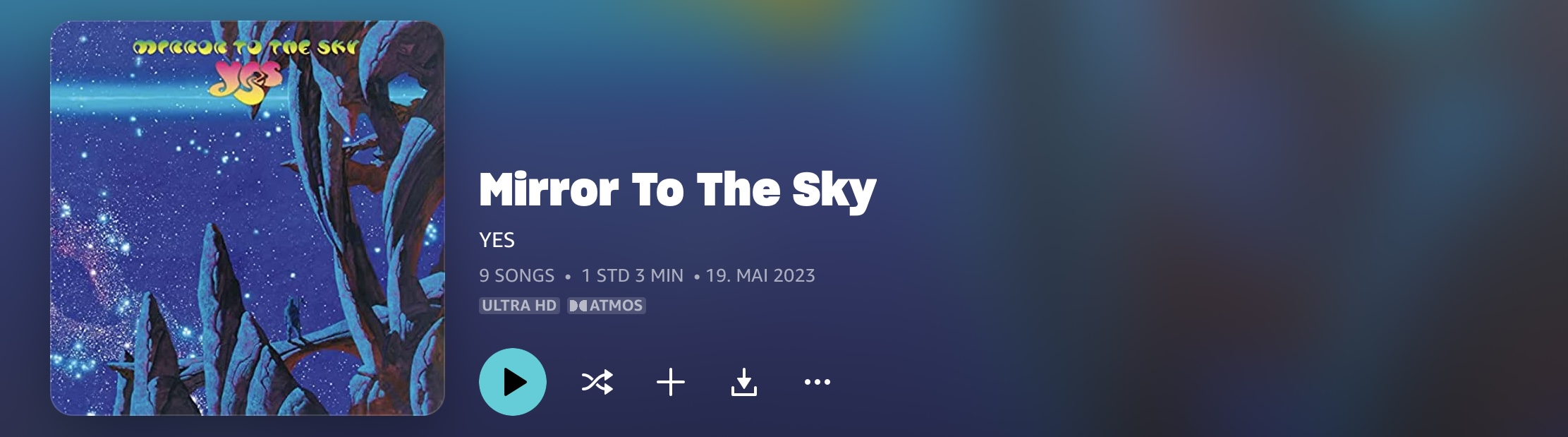 Yes Mirror To The Sky Dolby Atmos