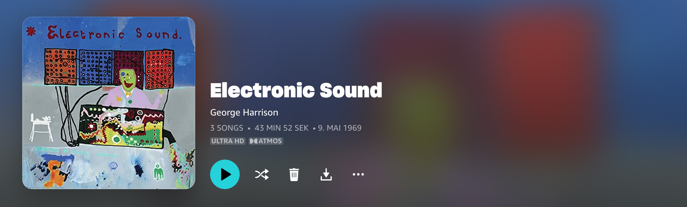 George Harrison Electronic Sound