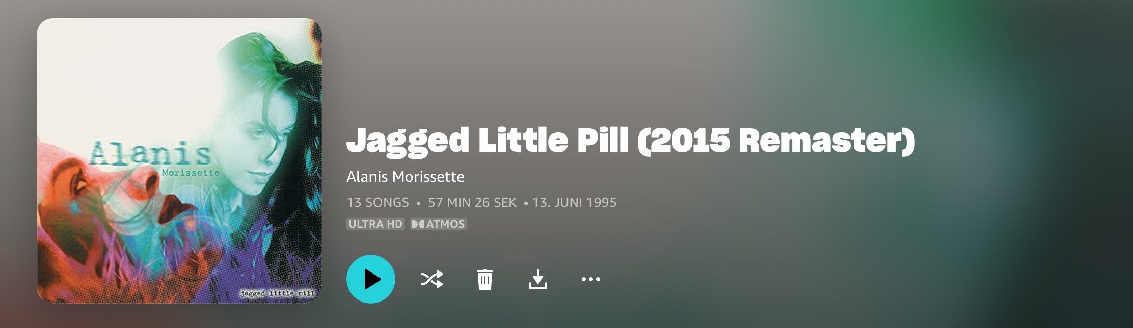 Alanis Morissette Jagged Little Pill Dolby Atmos