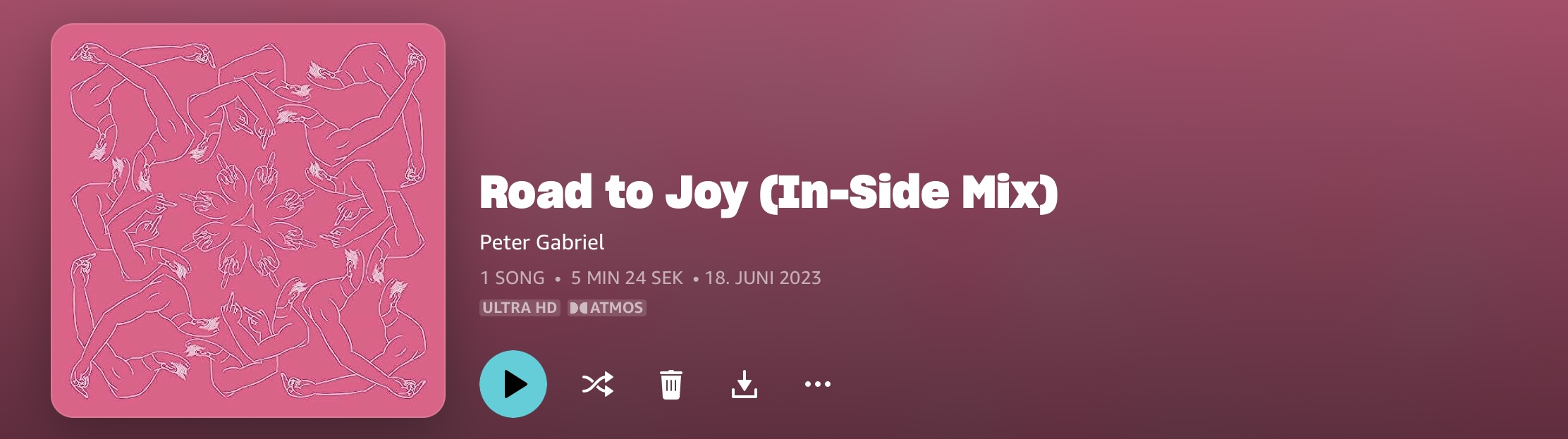 Peter Gabriel Road to Joy In-Side-Mix Dolby Atmos