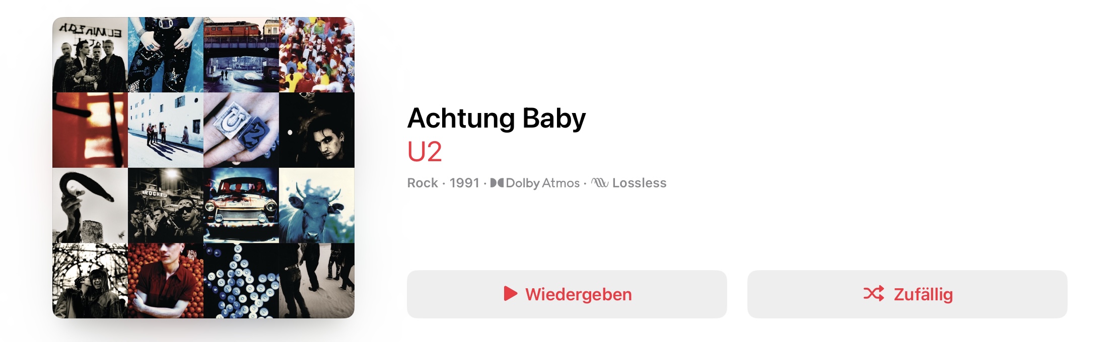U2 Achtung Baby Dolby Atmos