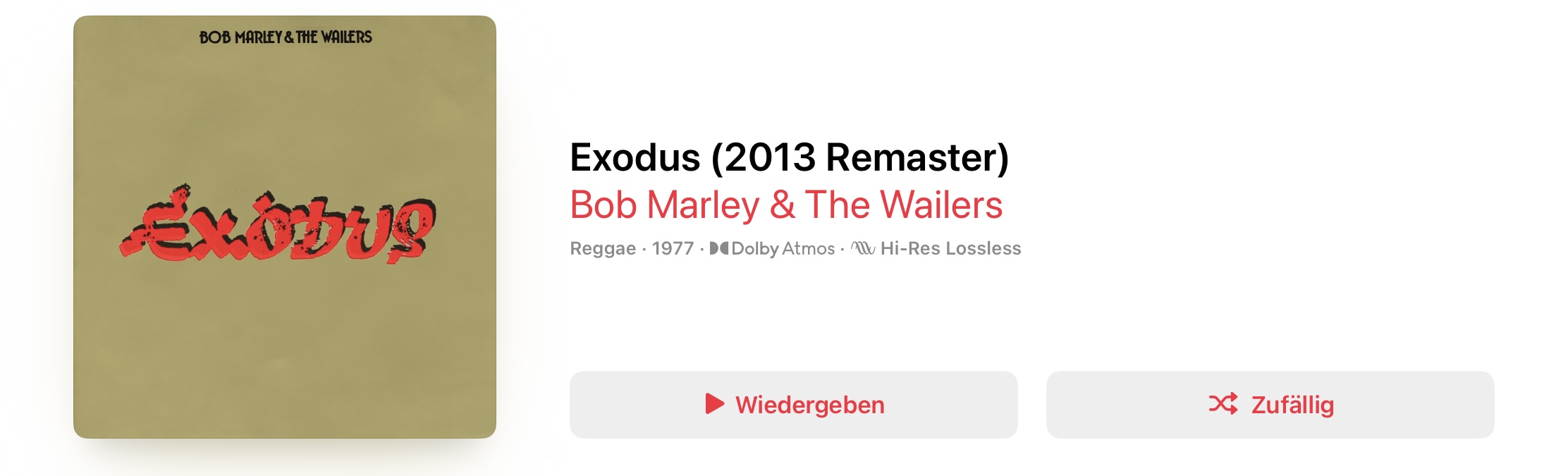 Marley Exodus Dolby Atmos