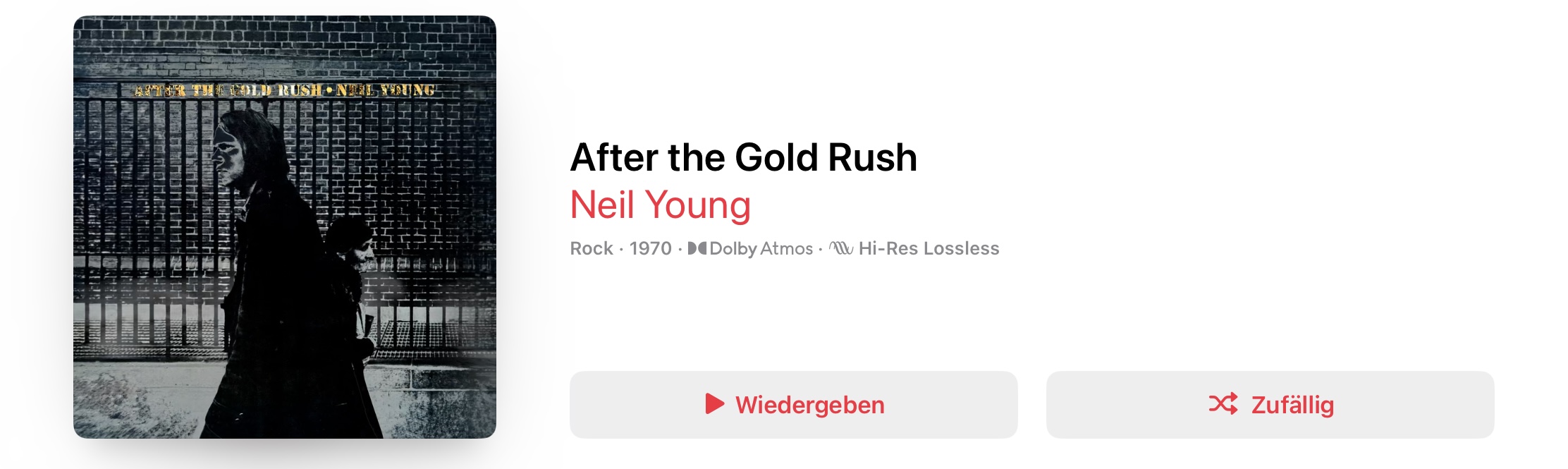 Neil Young After The Gold Rush Dolby Atmos