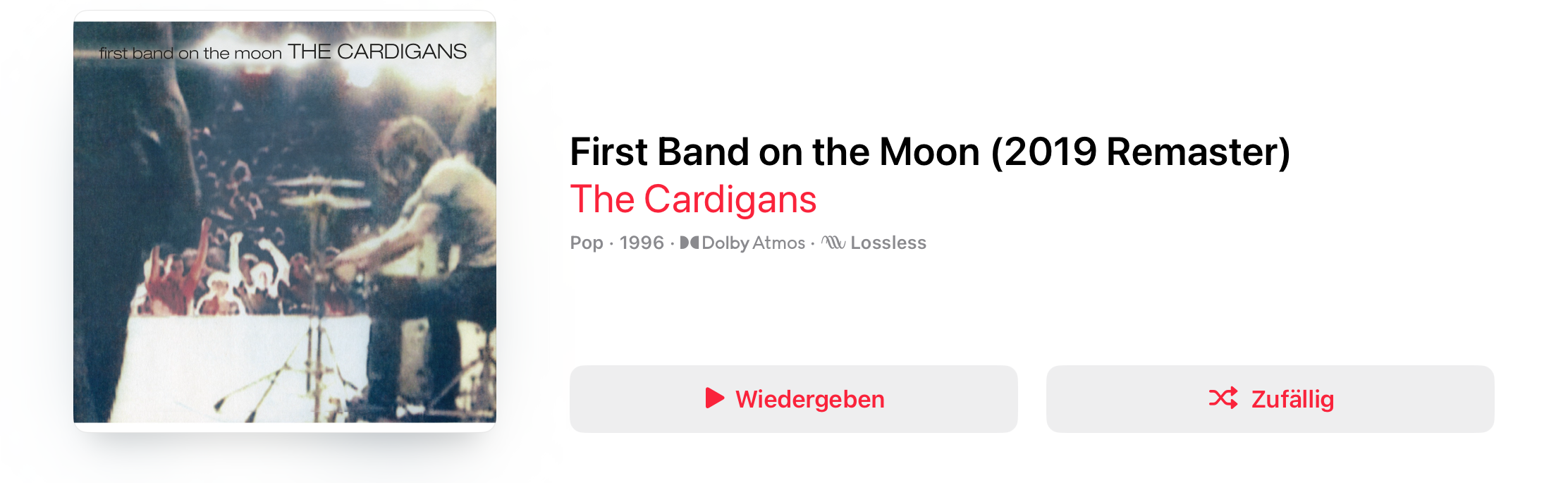 The Cardigans - First Band On The Moon Dolby Atmos