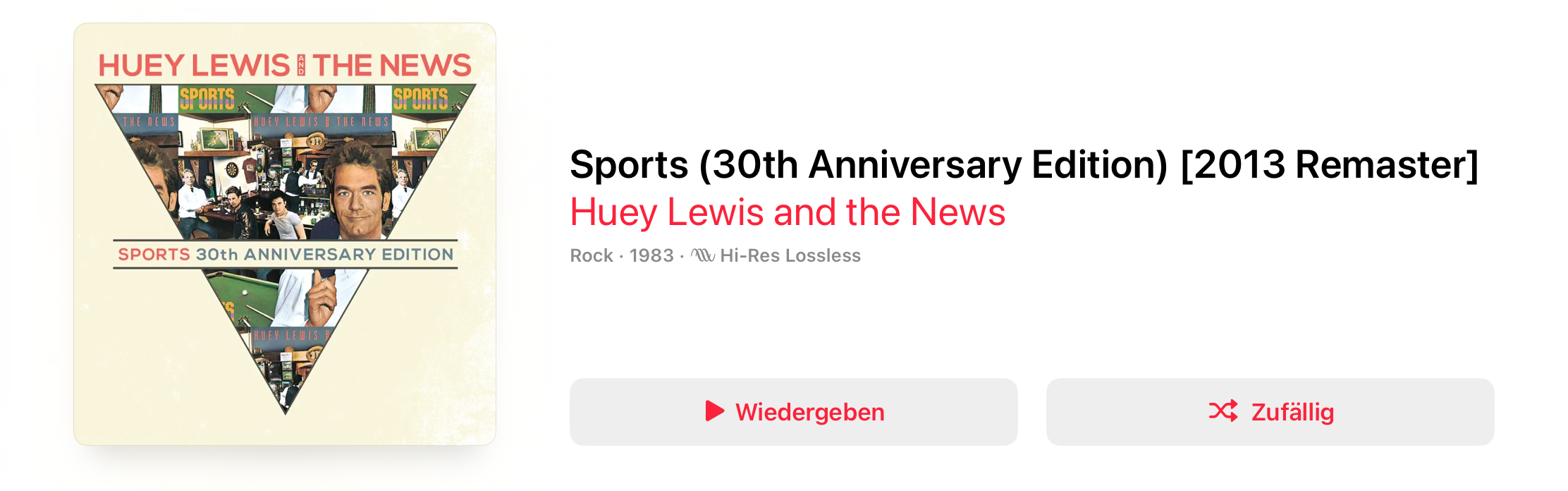 Huey Lewis And The News Sports Dolby Atmos 