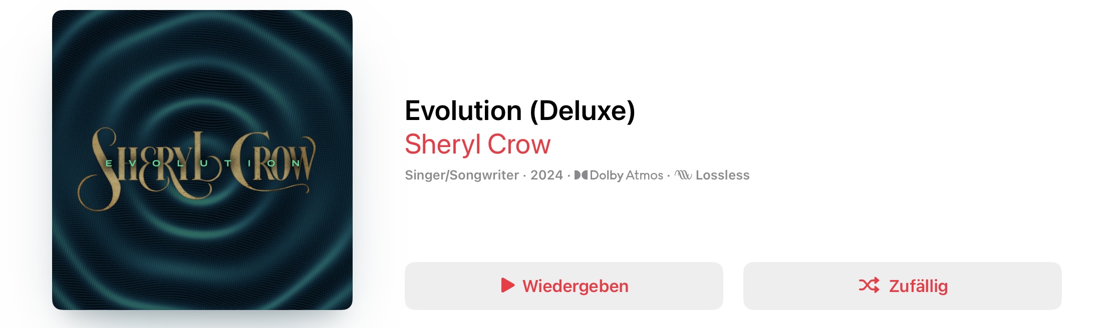 Sheryl Crow Evolution Dolby Atmos