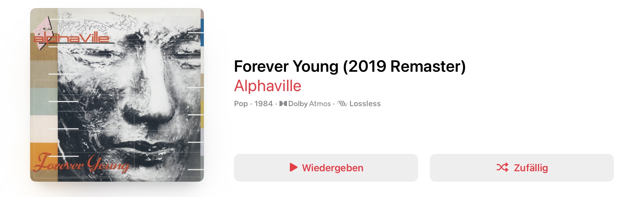 Alphaville Forever Young Dolby Atmos