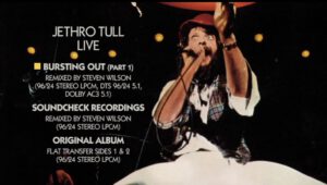 Jethro Tull Bursting Out DVD Menu