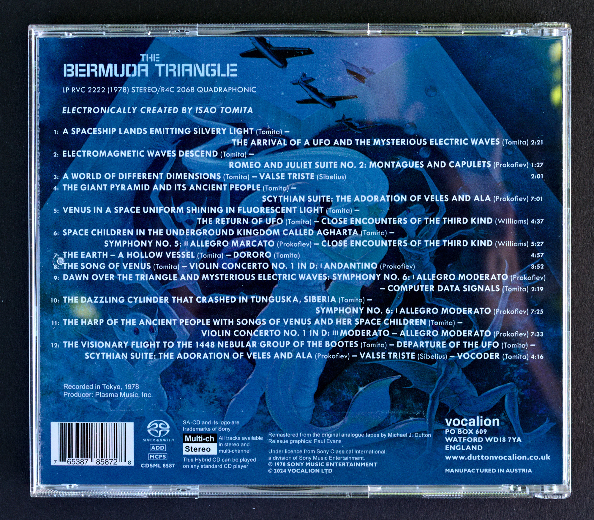 Tomita The Bermuda Triangle SACD Quadro