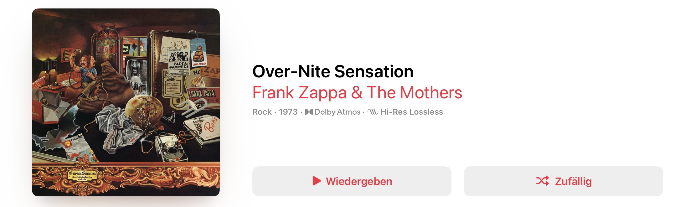 Frank Zappa Over-Nite Sensation Dolby Atmos