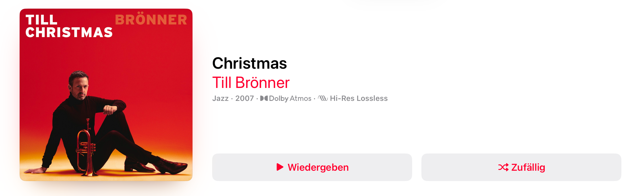 Till Brönner Christmas Dolby Atmos