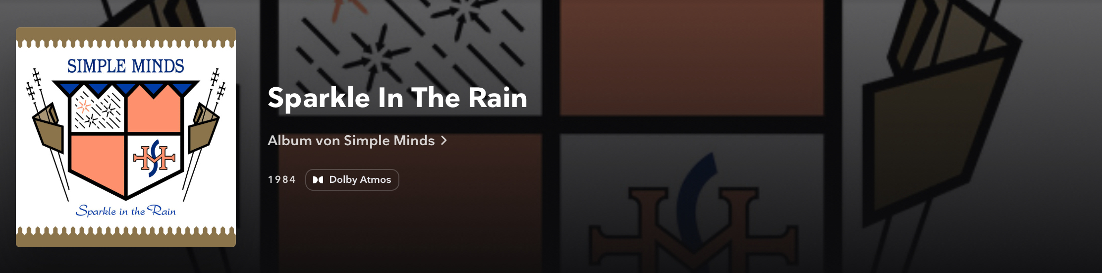 Simple Minds Sparkle In The Rain Dolby Atmos