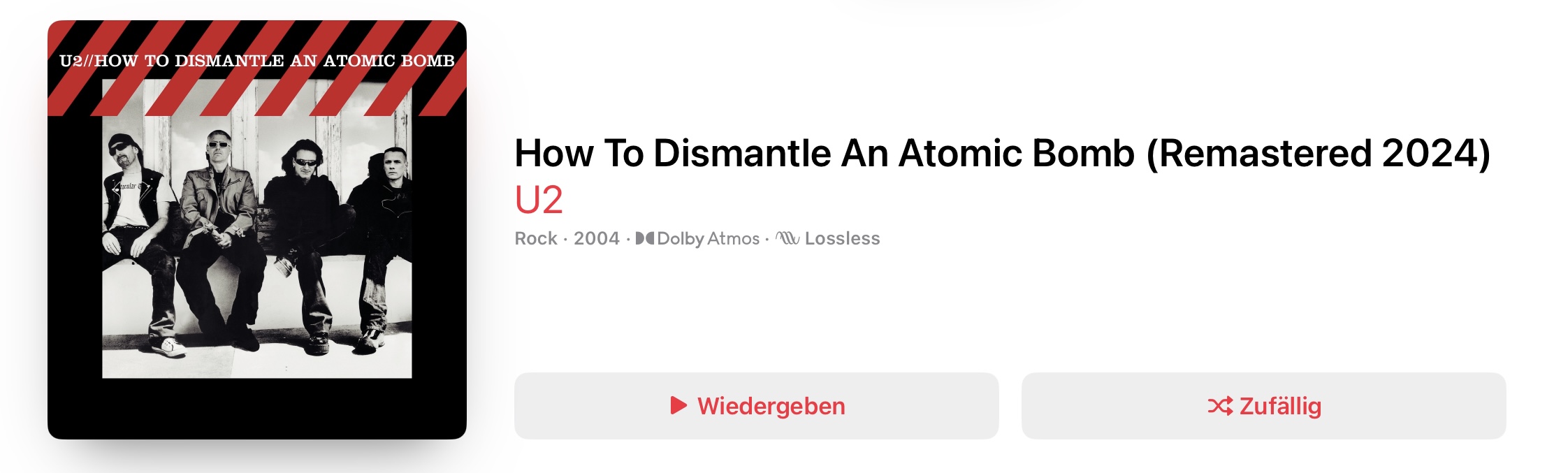 u2 How To Dismantle An Atomic Bomb Dolby Atmos