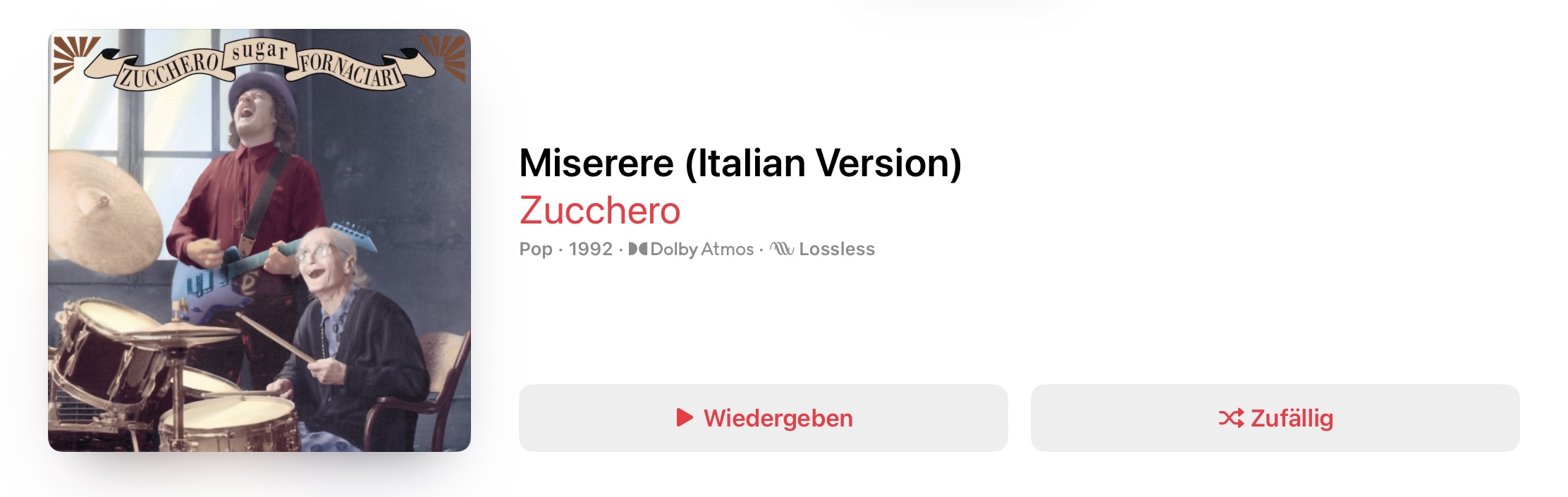 Zucchero Miserere Dolby Atmos
