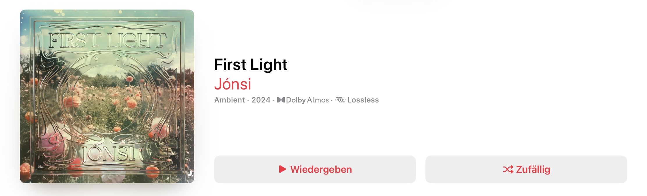 Jonsi First Light Dolby Atmos