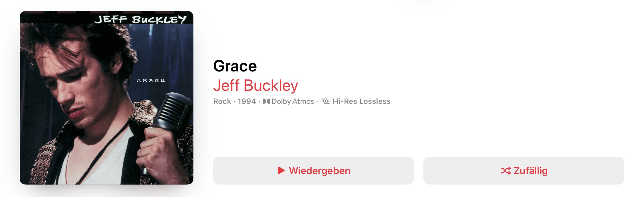 Jeff Buckley - Grace - Dolby Atmos