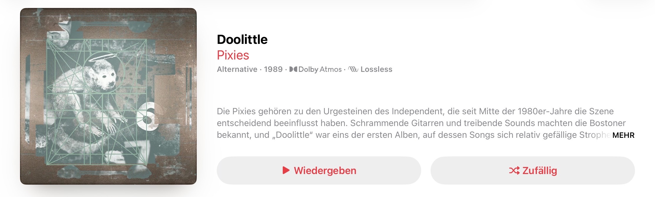 Pixies Doolittle Dolby Atmos